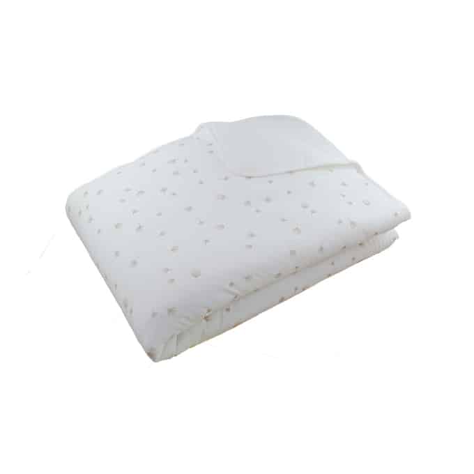 Manta multiusos Sonpetit Manta estampada de punto liso de algodón con relleno de fibra hueca, que le proporciona un tacto pluma suave y ligero