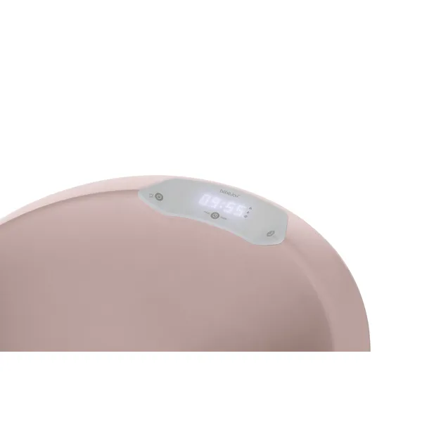 Set bañera Baby Sense con LED Bebe-Jou Es un juego de baño completo y cómodo para bebés. Incluye una bañera suave y antideslizante para un baño seguro y relajado, además de un termómetro de agua para asegurarse de que la temperatura sea adecuada.