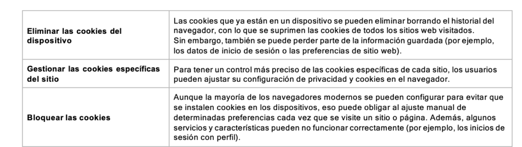 Política de cookies POLÍTICA DE COOKIES